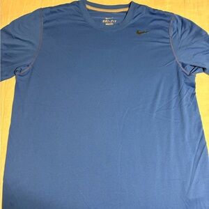 Nike Men's Short Sleeve Blue Tee